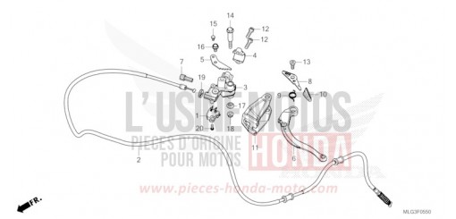 LEVIER DE STATIONNEMENT CRF1100D2N de 2022